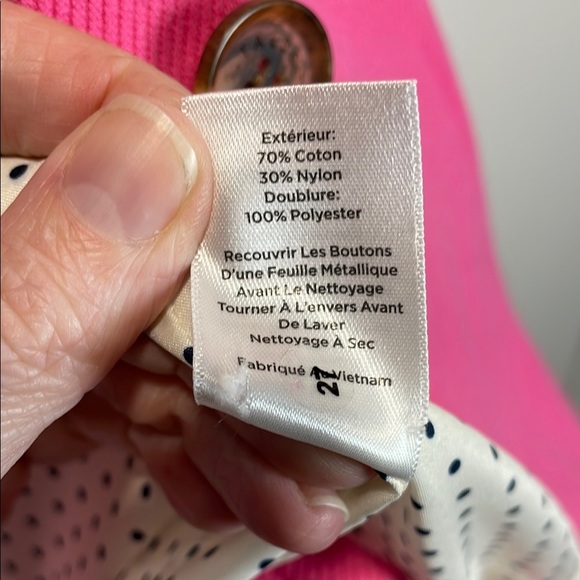 Talbots Barbie Pink Blazer Tailored Suit Jacket - Picture 8 of 9